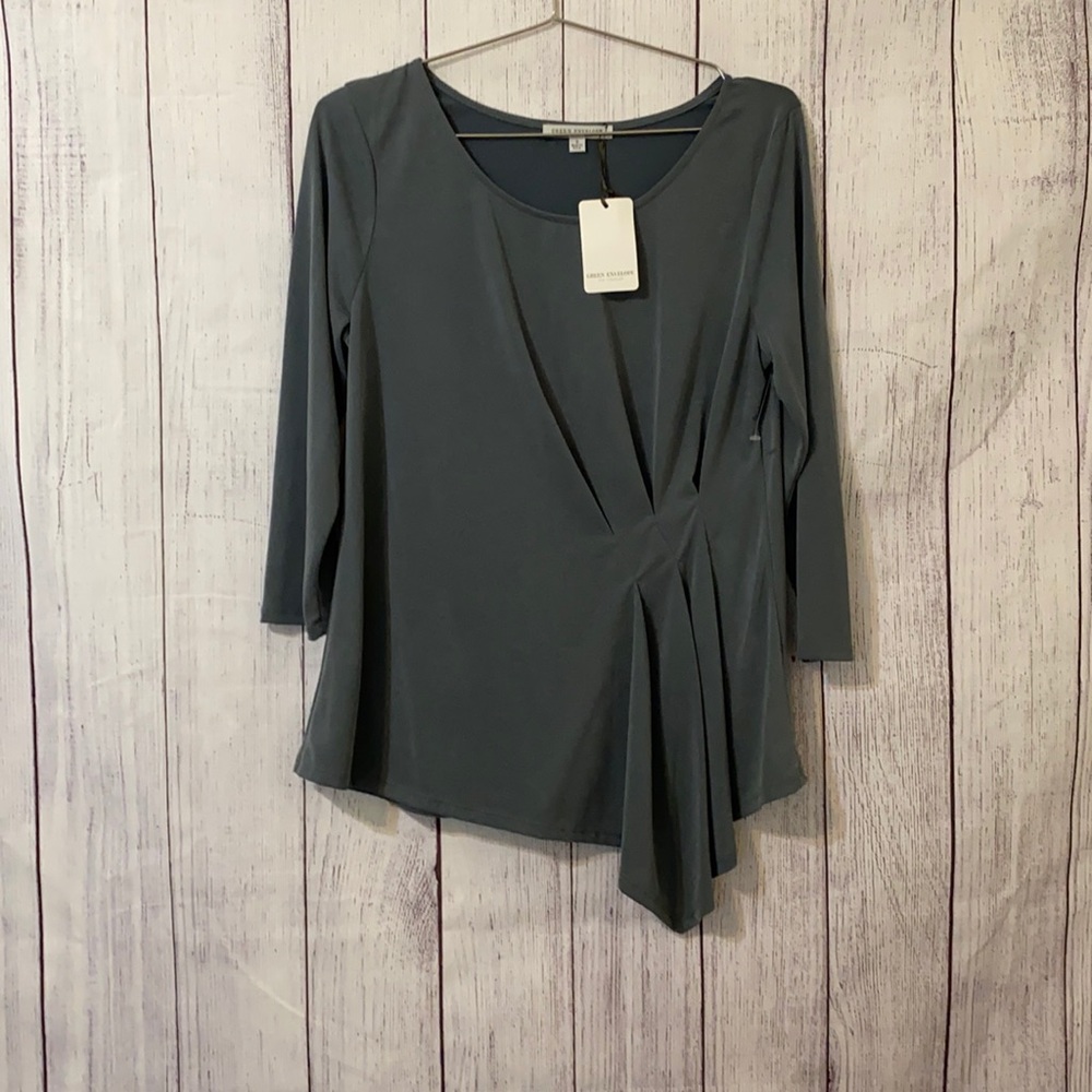 Green Envelope gray top small